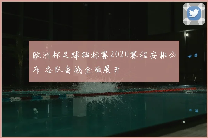 欧洲杯足球锦标赛2020赛程安排公布 各队备战全面展开