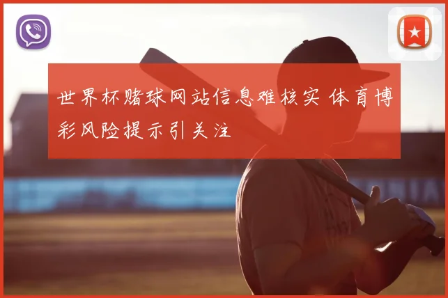 世界杯赌球网站信息难核实 体育博彩风险提示引关注